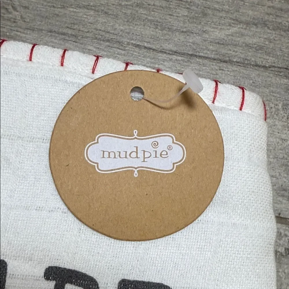 Mud Pie White and Red Heart Breaker Bandana Bibs